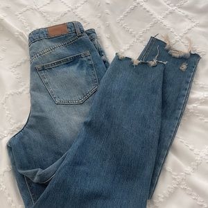 River Island “Carrie” High Rise Mom Jeans